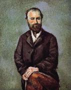 Paul Cezanne self portrait oil on canvas